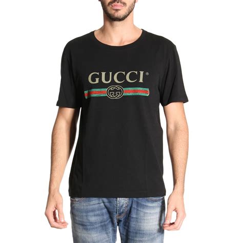 t-shirt uomo gucci|gucci t shirt price men.